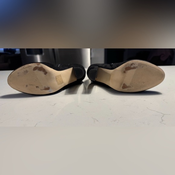 Call It Spring Lovelarwen Ankle Bootie Black Nubuck Ladies cocktail boots 7.5 - Picture 8 of 9